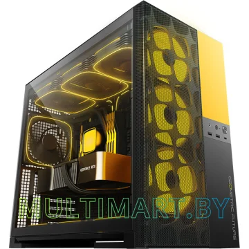 Корпус Geometric Future Model 5 Vent (черный/желтый)